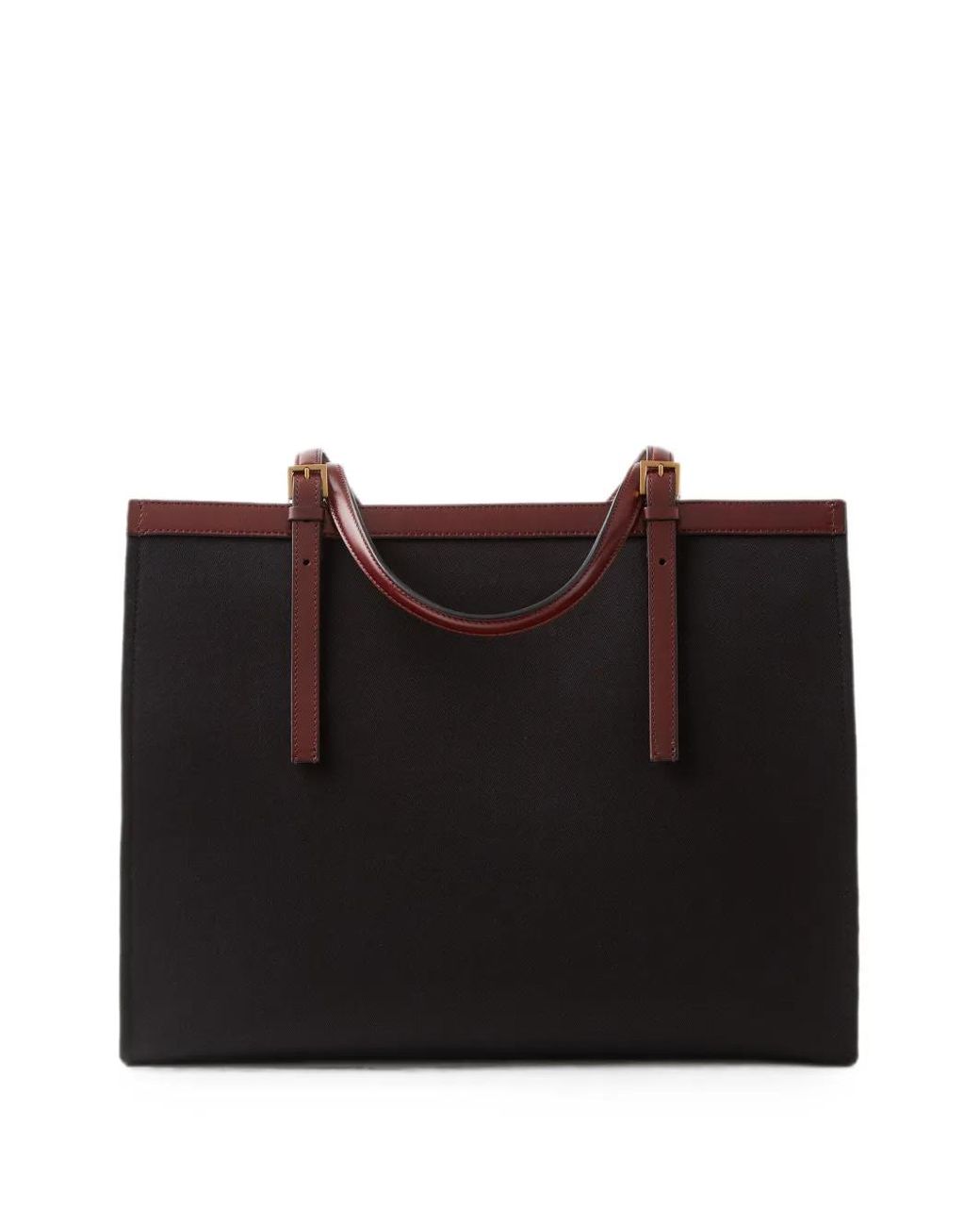 Versace Black Rivière Large Canvas Tote