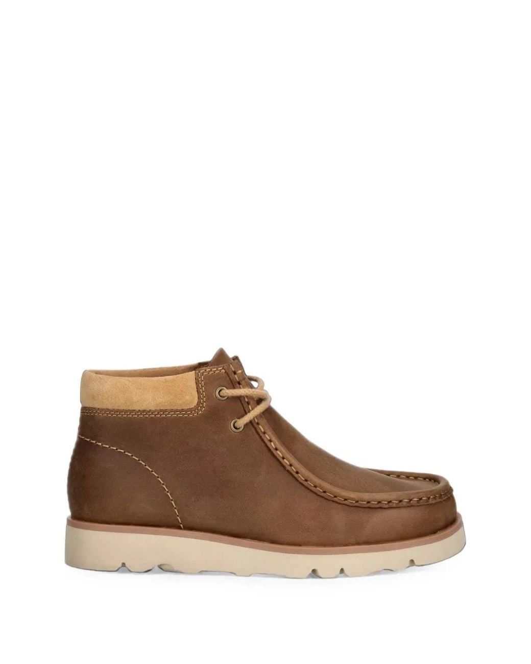 Clarks Brown Walla Orkhon Lace-Up Ankle Boots