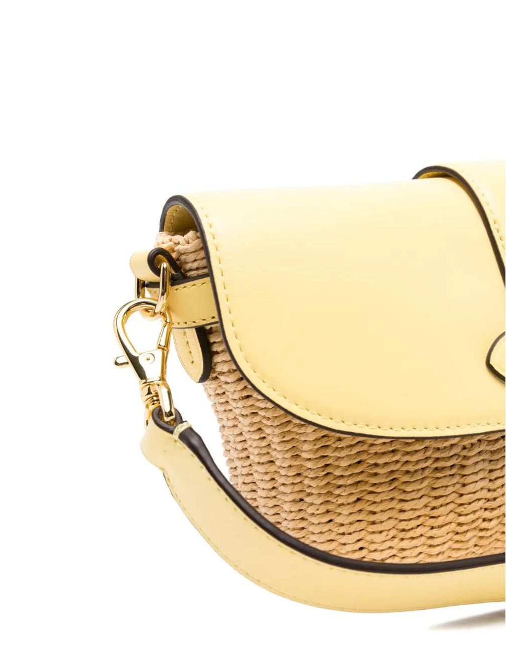 Ralph Lauren Natural "Lynden" Small Shoulder Bag