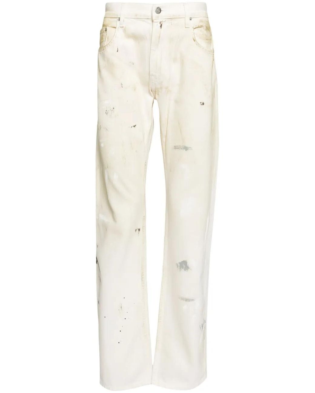 Helmut Lang White Jeans for men