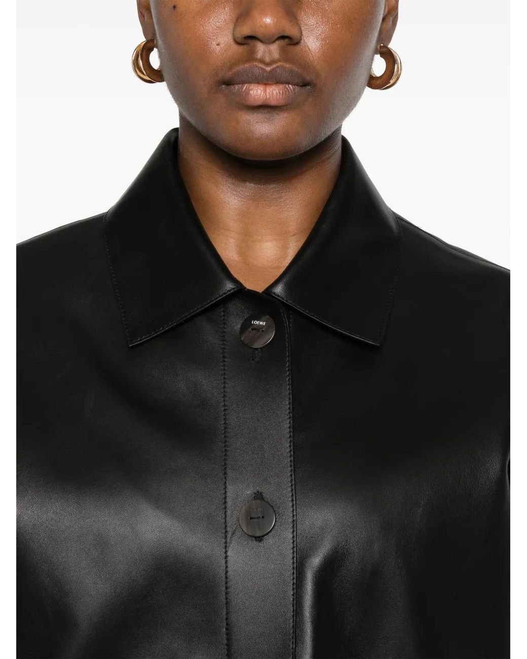 Loewe Leren Jack in het Black