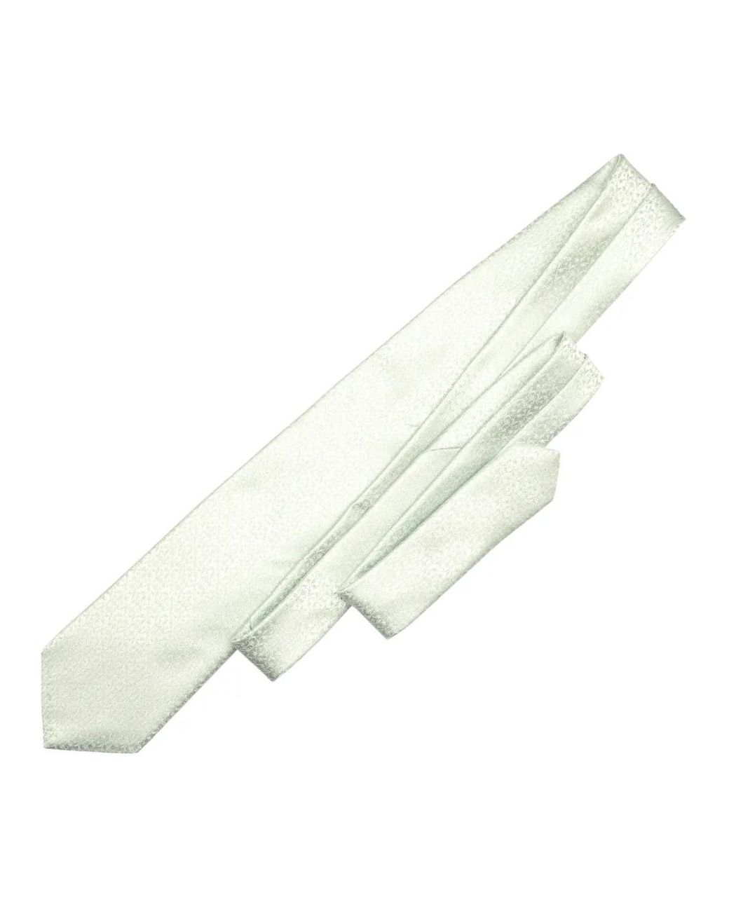 Elizabetta White Cravate Parioli À Fleurs De Lis En Jacquard for men