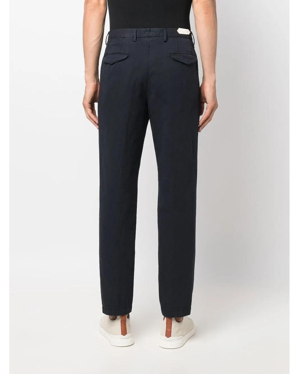 Briglia 1949 Blue Straight Leg Cotton Chinos for men