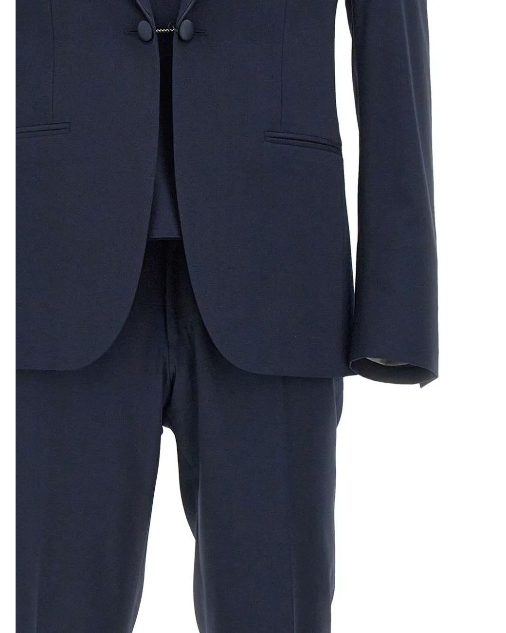 Corneliani Blue Single-Breasted Suit for men
