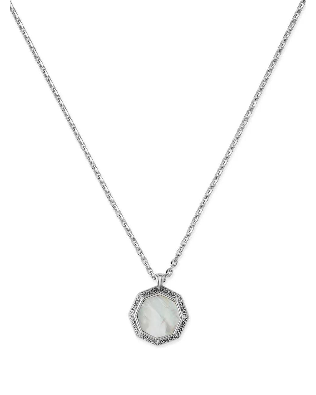 Emanuele Bicocchi Metallic Mother-Of-Pearl Amulet Necklace