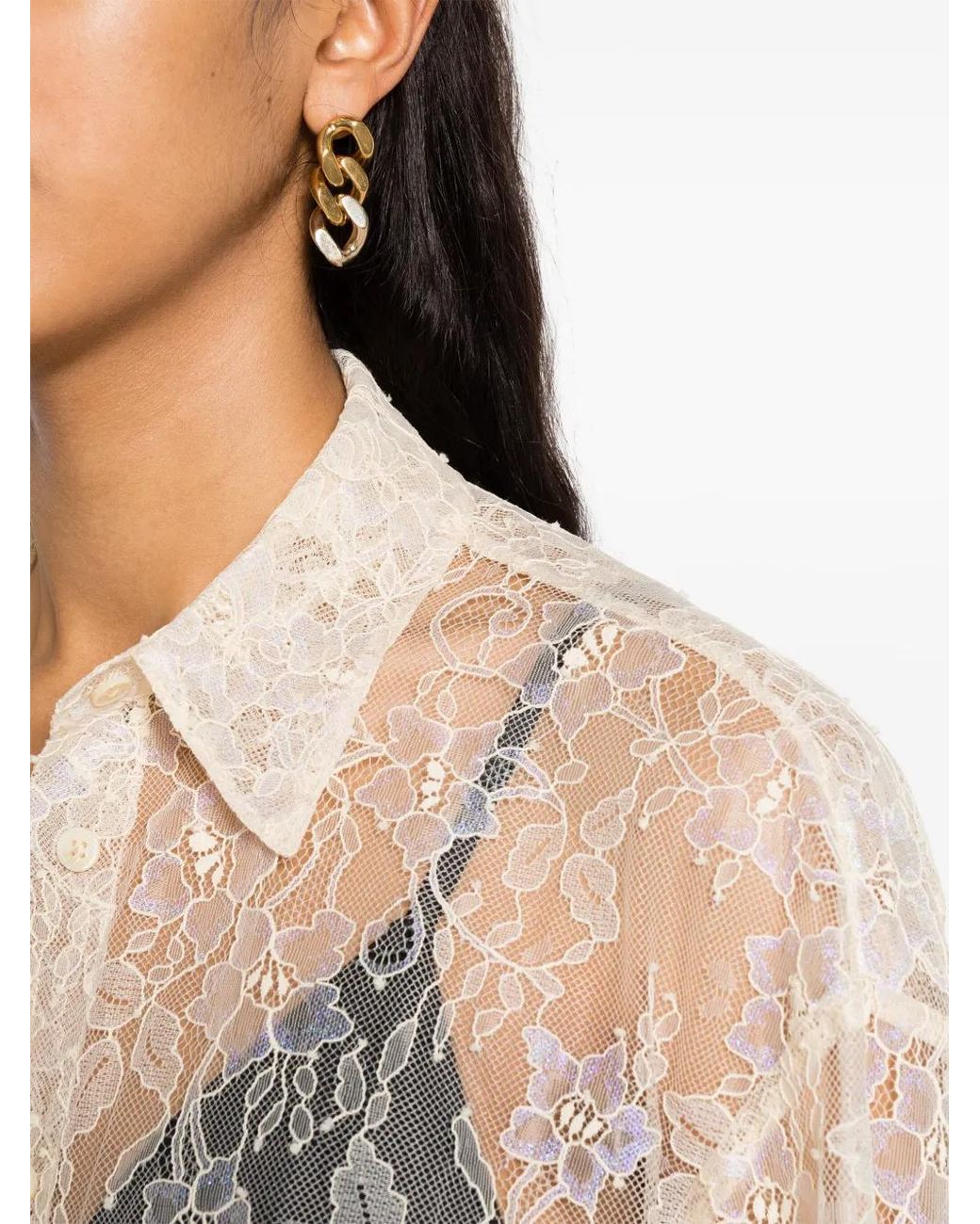 Zadig & Voltaire White Tyrone Lace