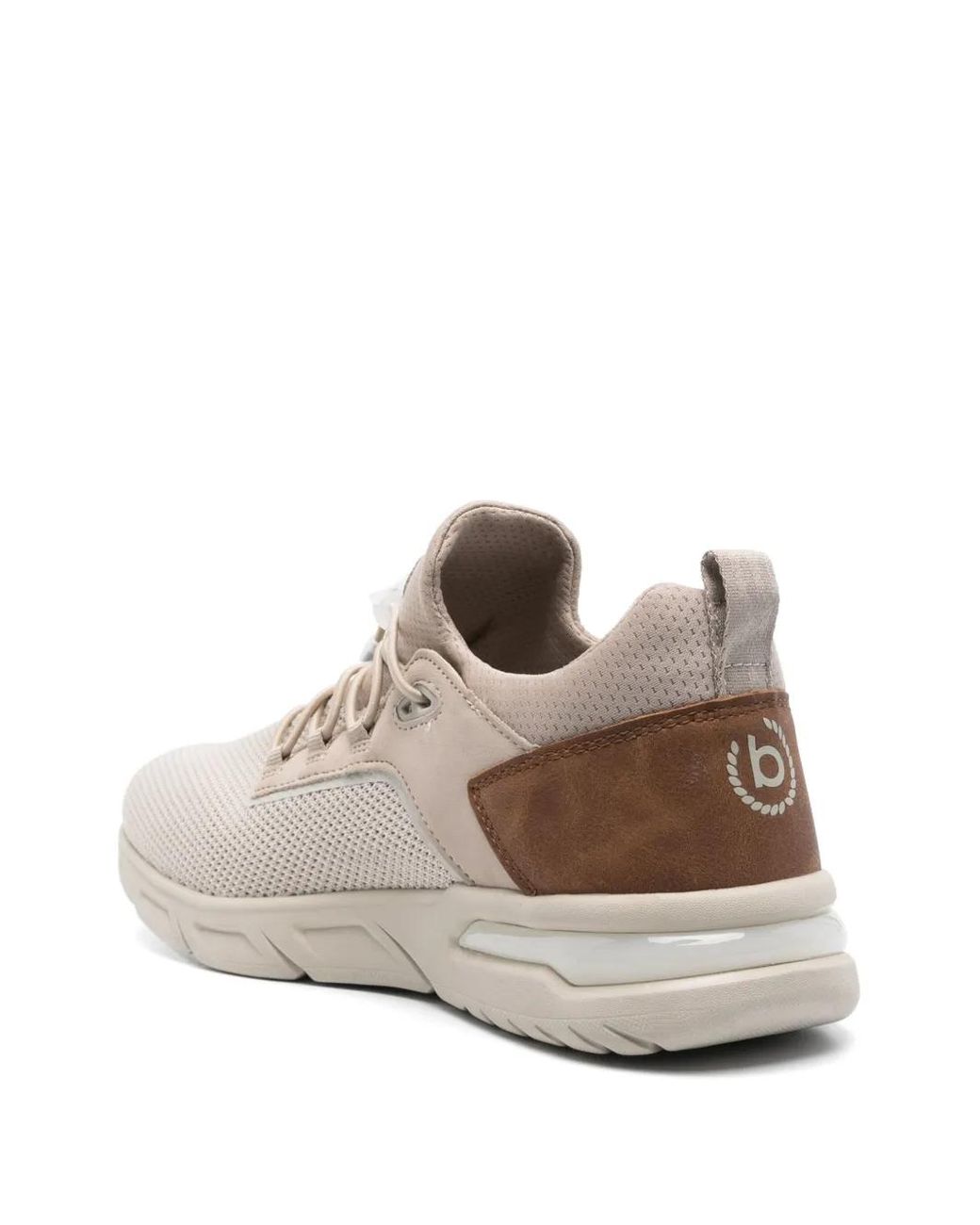 Bugatti White Logo-Patch Sneakers for men