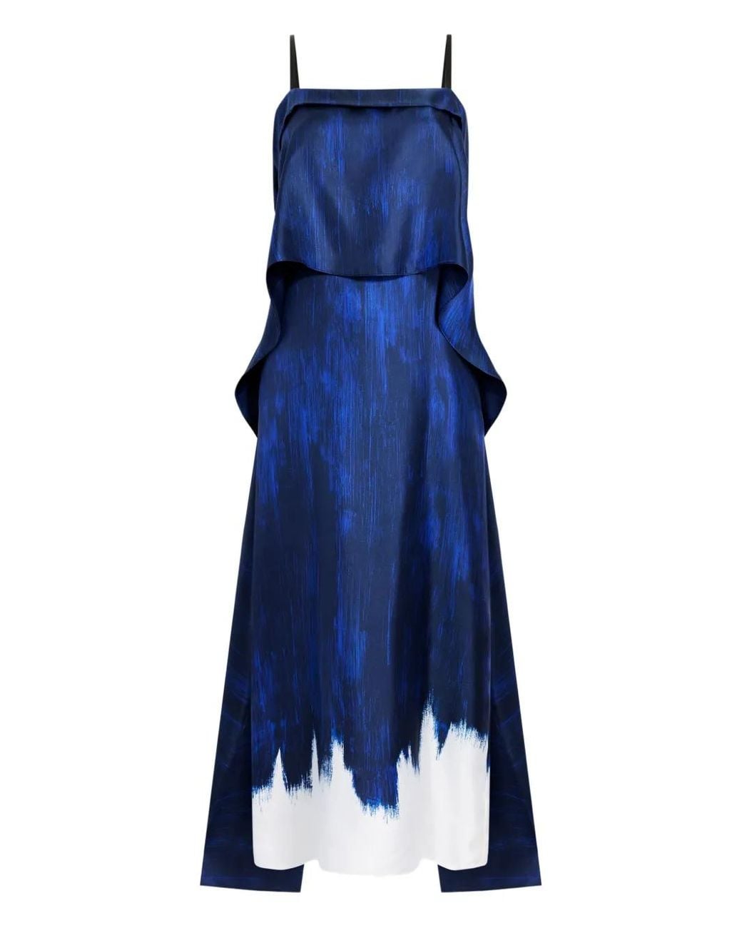 Proenza Schouler Blue Wilma Midi Dress