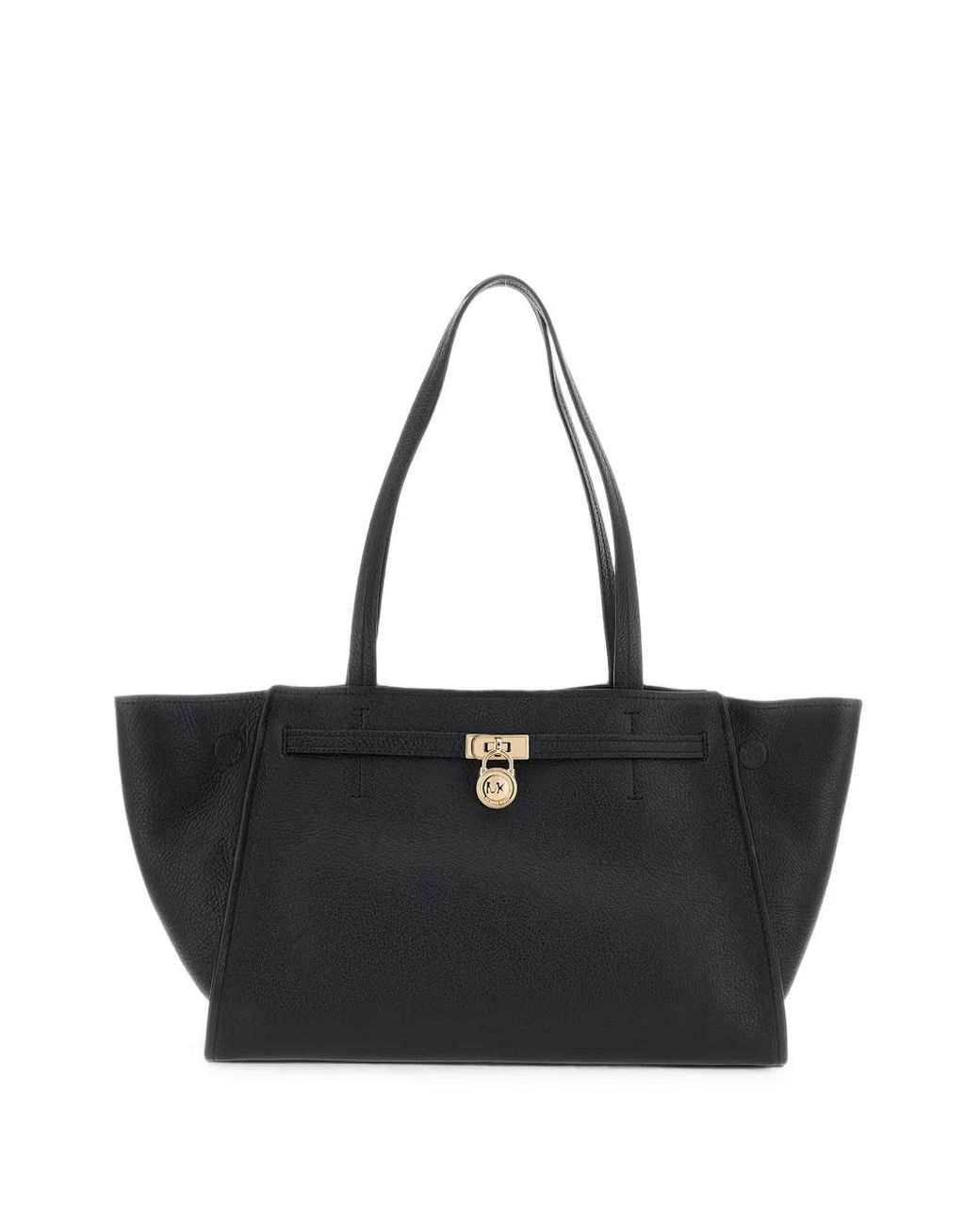 MICHAEL Michael Kors Black Hamilton Moderne Large Leather Tote Bag