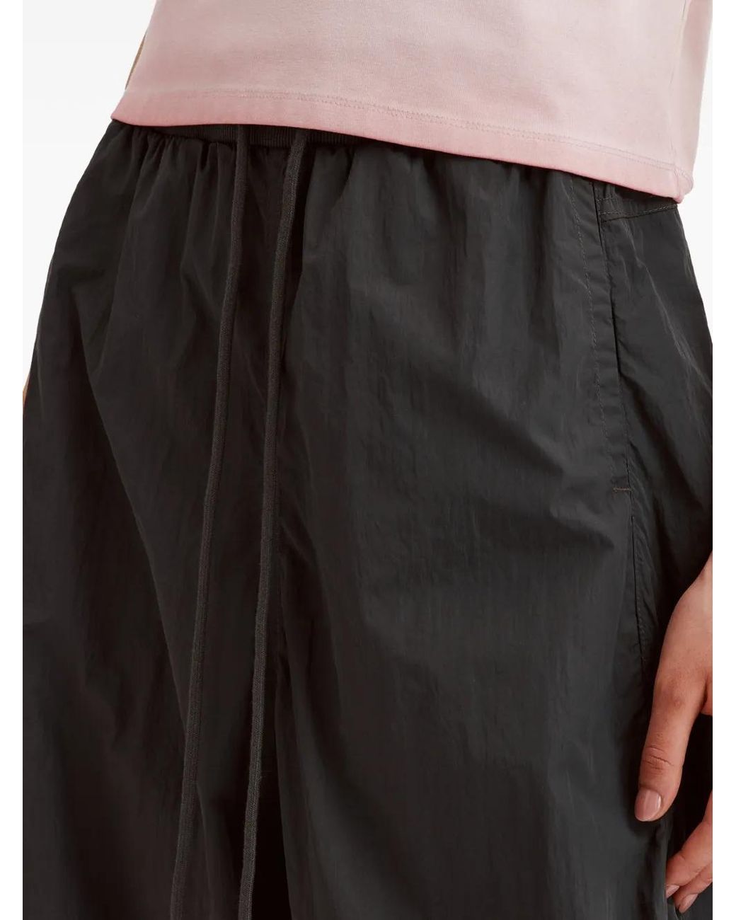 B+ AB Black Drawstring Trousers