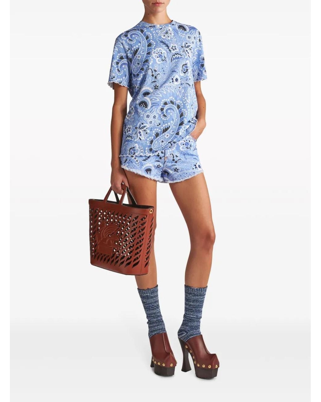Etro Blue T-Shirt