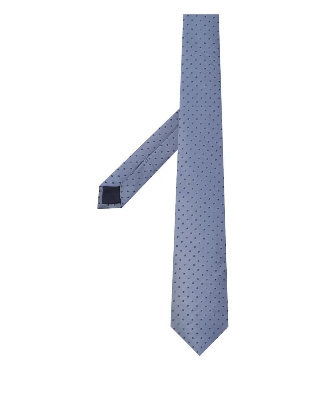 Corneliani Stropdas Met Stippen in het Blue voor heren