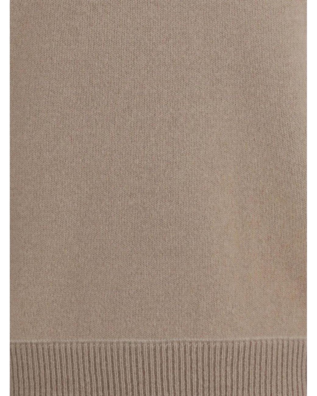 Laneus White Boxy-Fit Sweater for men