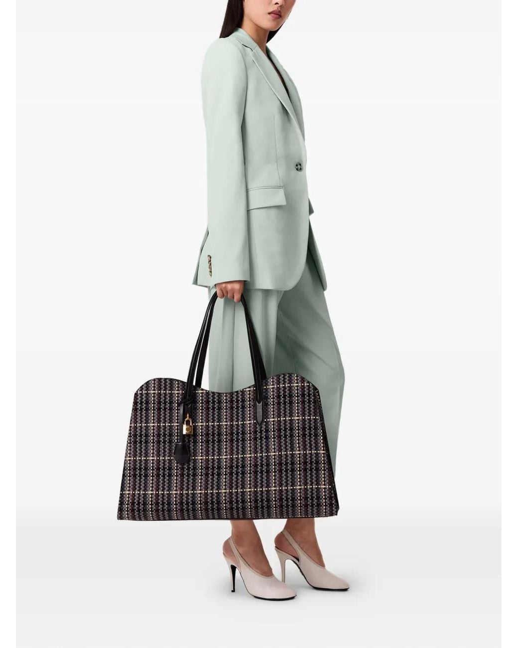 Stella McCartney Gray Single-Breasted Wool Jacket