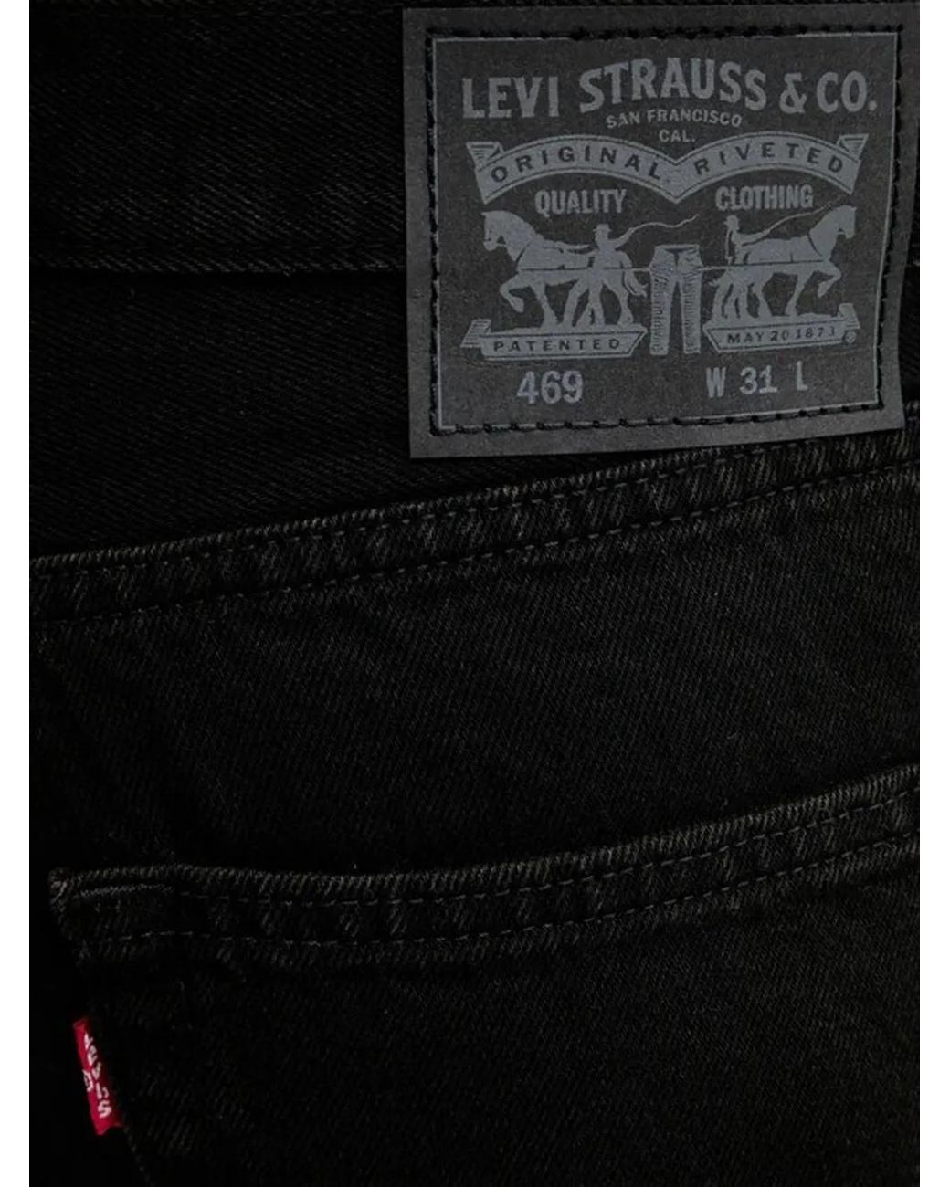 Levi's Black Short À Patch Au Dos for men