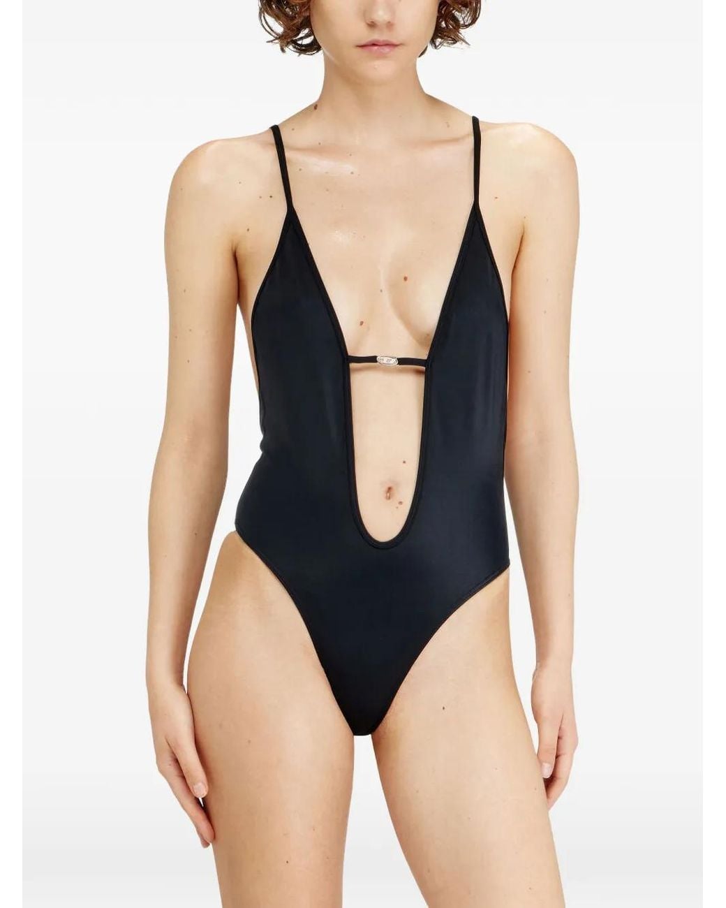 DIESEL Black Maillot De Bain Daisy À Découpes