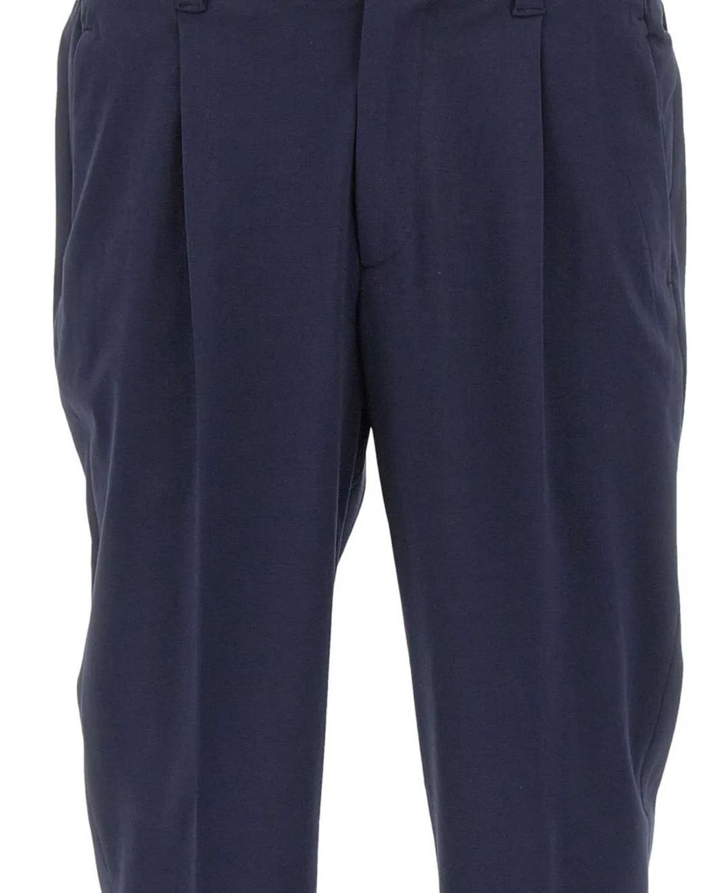 Devore Blue Pleated Trousers for men