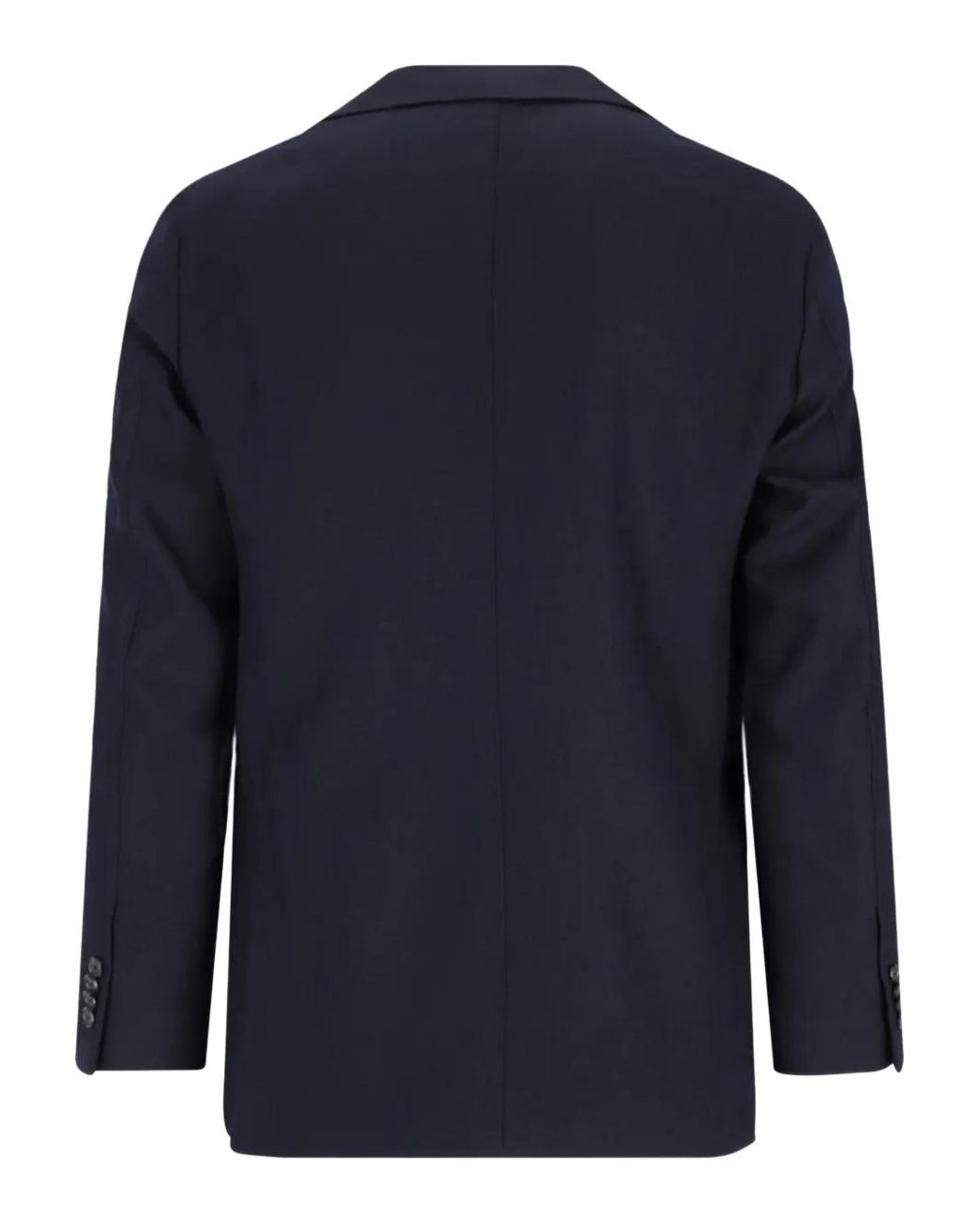 Caruso Blue Single-Breasted Blazer for men