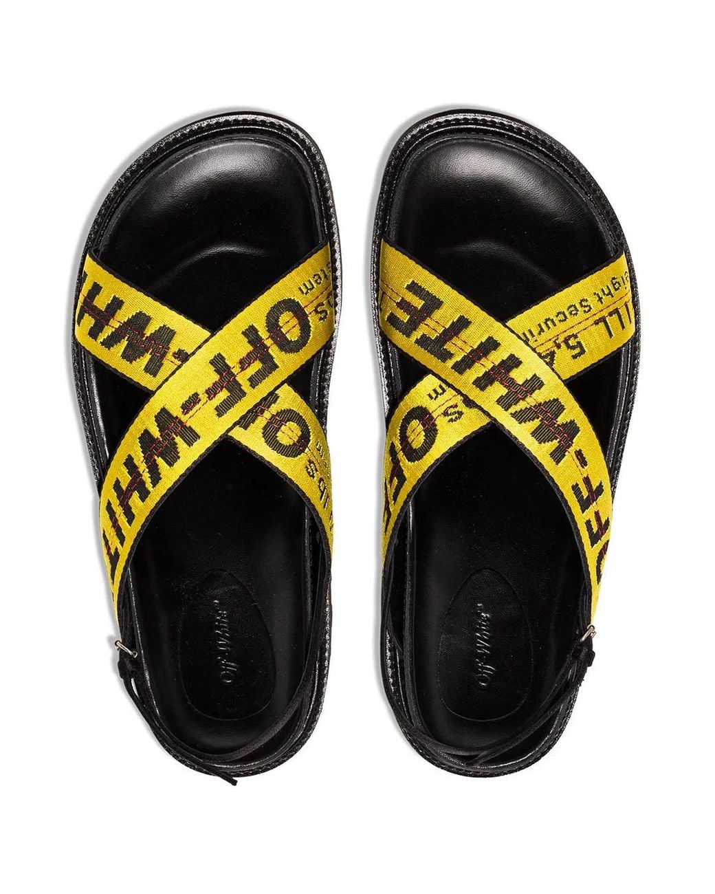 Off-White c/o Virgil Abloh Green Sandales Industrial Belt