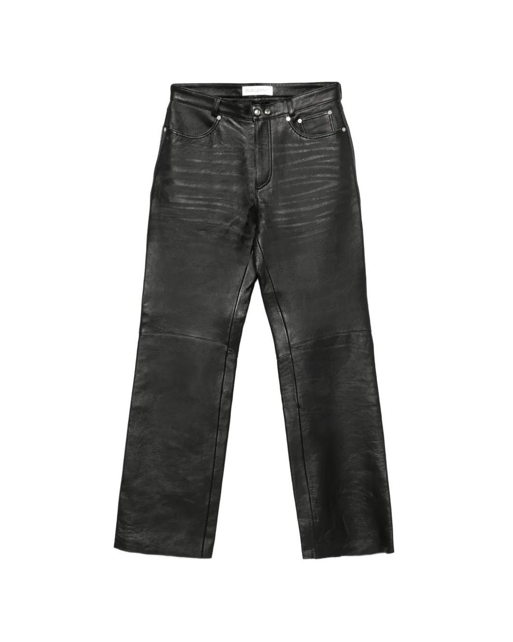 Our Legacy Gray Pantalon Carlson Cut En Cuir for men