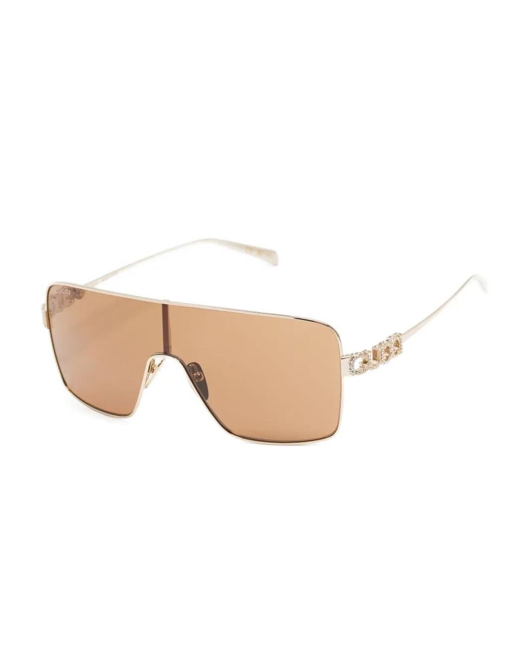 Gucci Natural Rectangular Shape Sunglasses