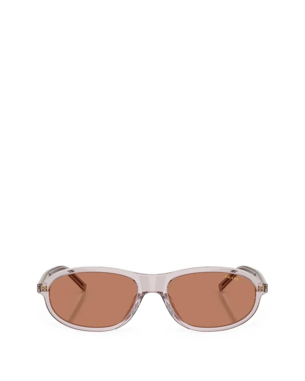 Prada Pink Oval-Frame Sunglasses