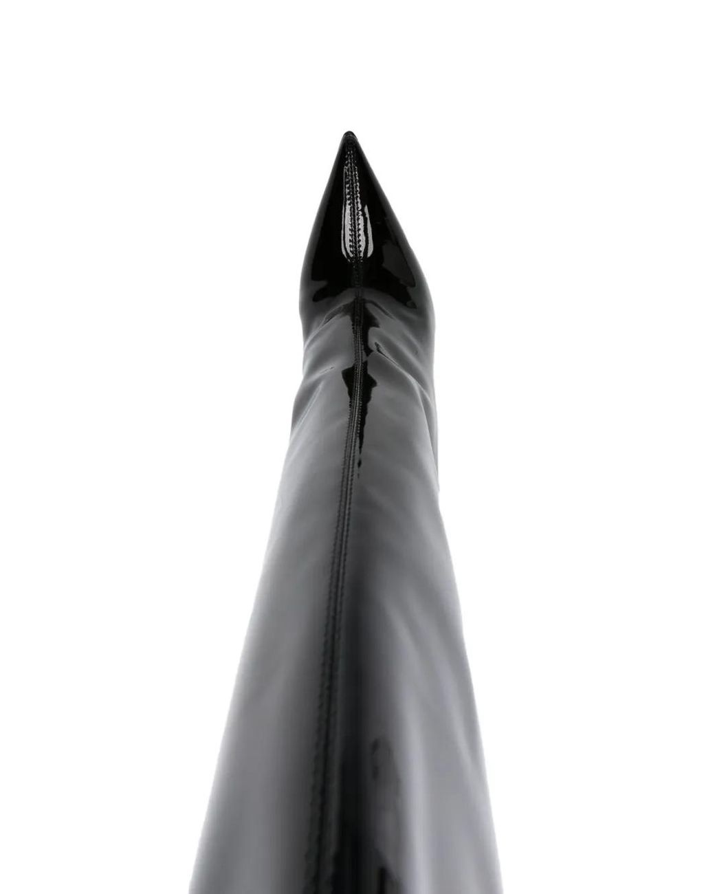 Le Silla Black 125Mm Leather Knee-Length Boots