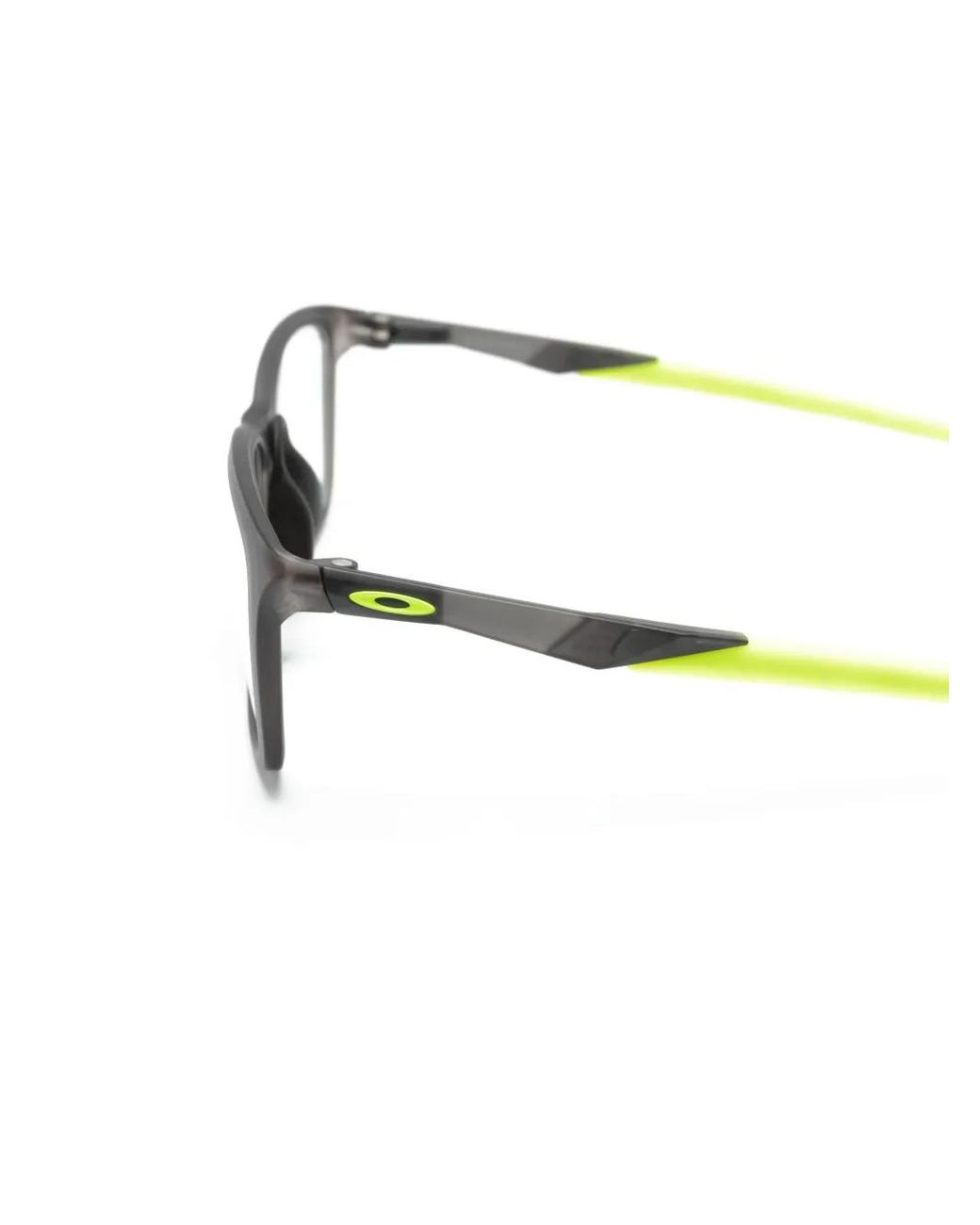 Oakley Gray Dissipate Rectangle-Frame Glasses for men