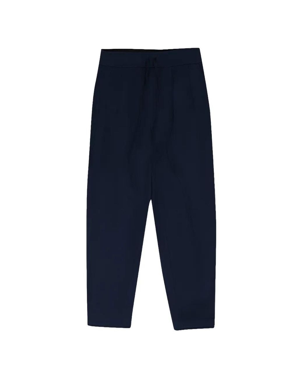 4SDESIGNS Blue Drawstring-Fastening Track Pants for men