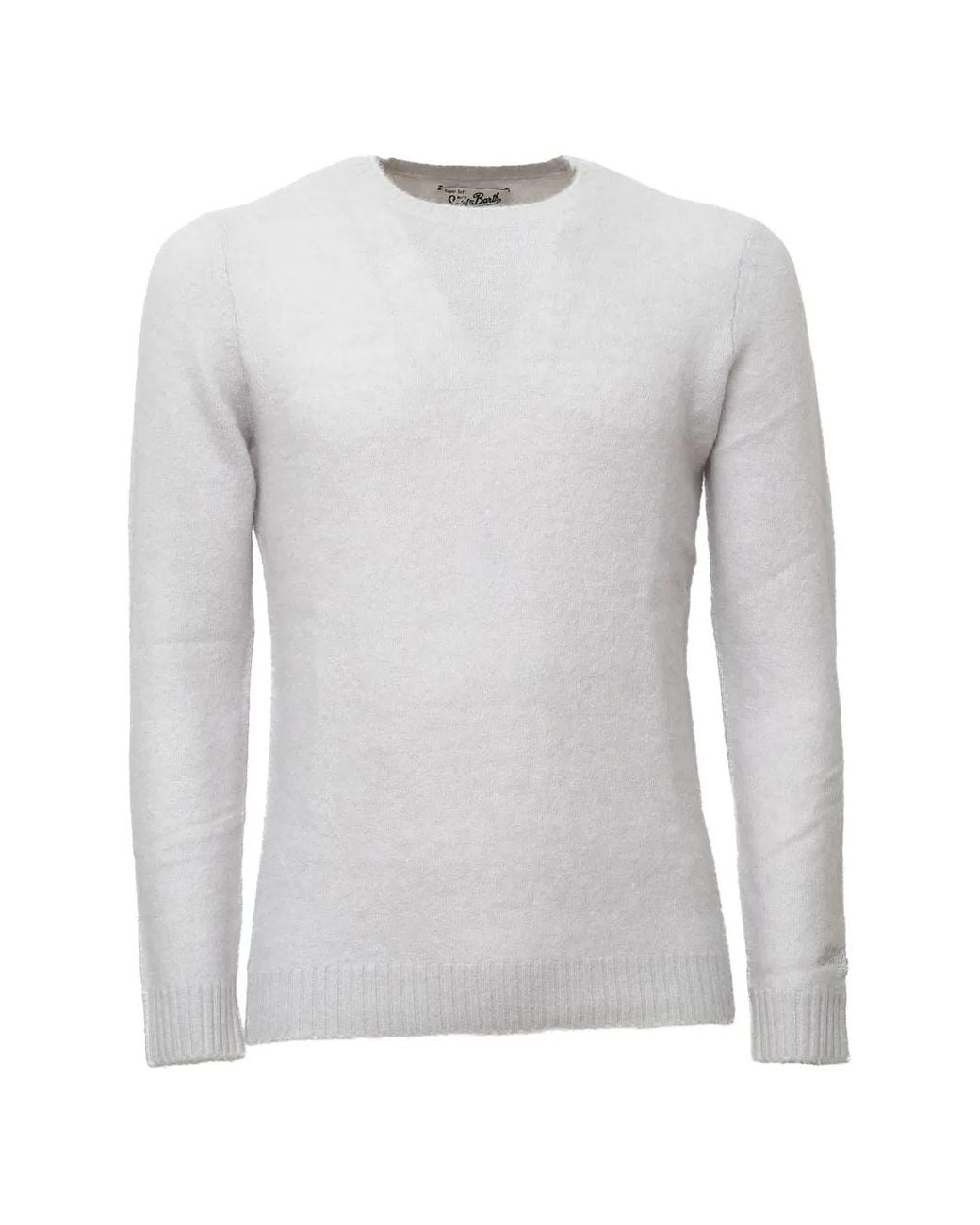 Mc2 Saint Barth Gray Regent Braid Sweater for men