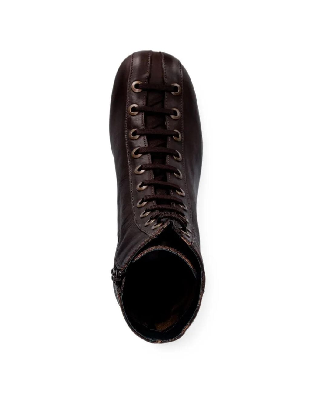 Fly London Brown Lace-Up Ankle Boots