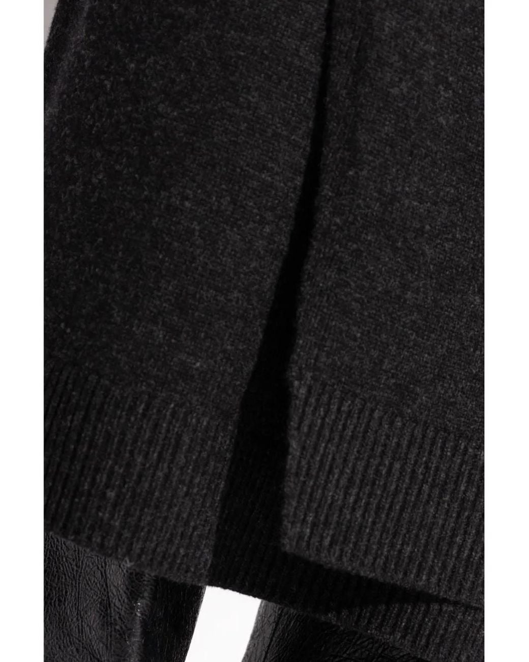 Balenciaga Black Midi Skirts