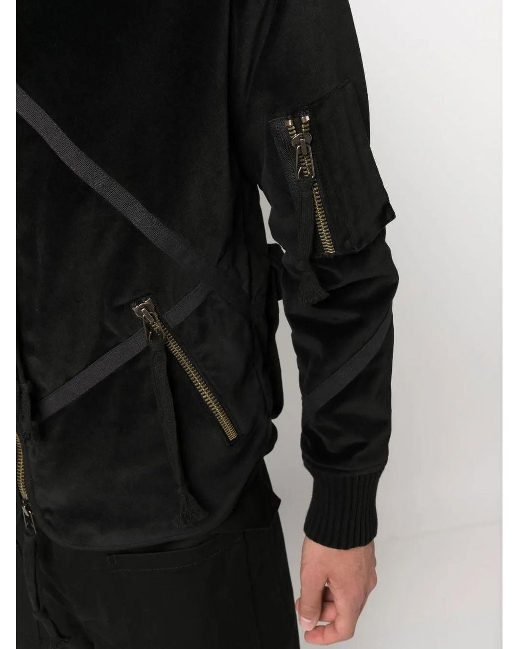 Chaqueta Con Diseño Patchwork Greg Lauren de hombre de color Black