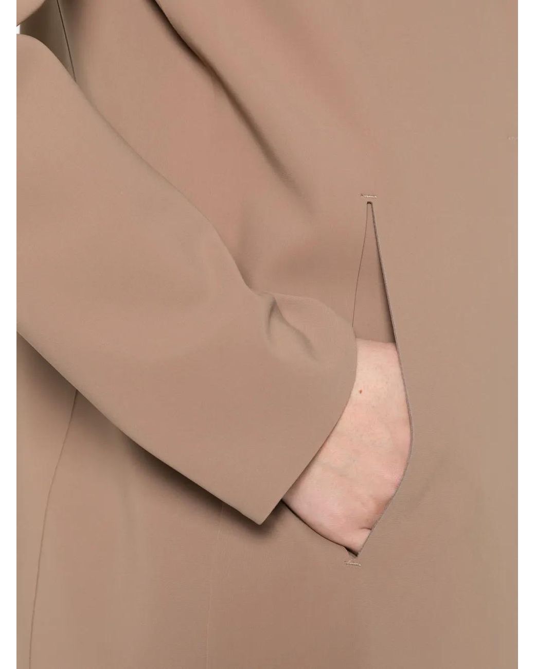 Herno Natural Notched Coat