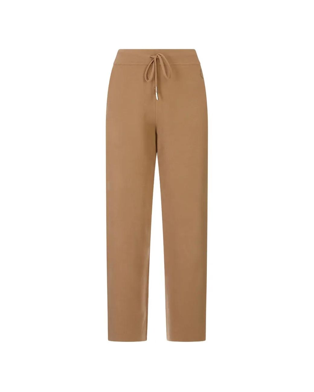 Moncler Natural Drawstring Wool And Cashmere-Blend Sweatpants