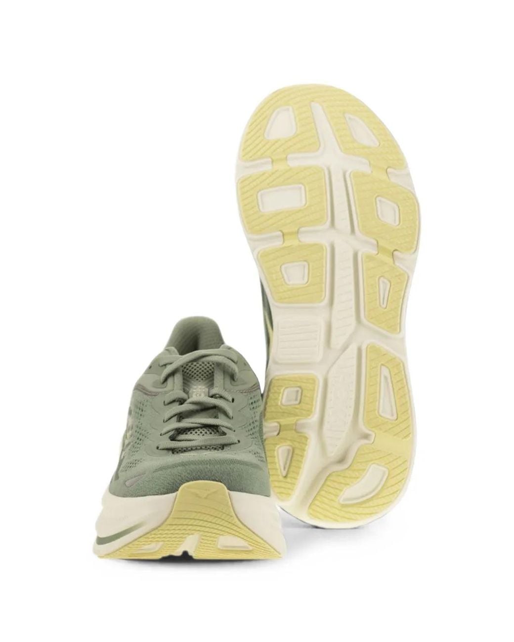 Hoka One One Green Bondi 9 Mesh Sneakers for men