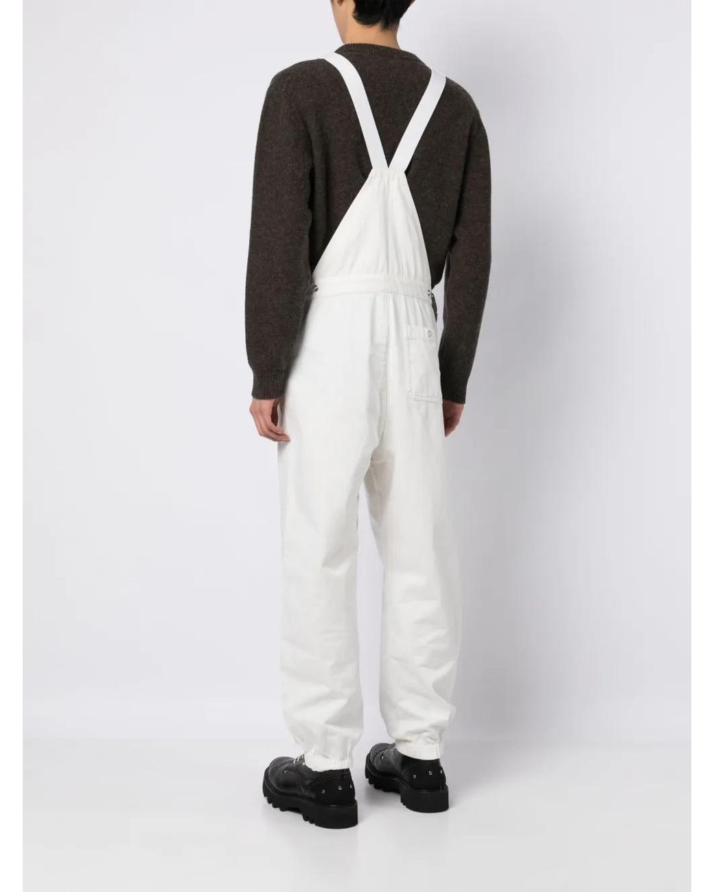 Undercover White Quick-Release Fastening Jumpsuit for men