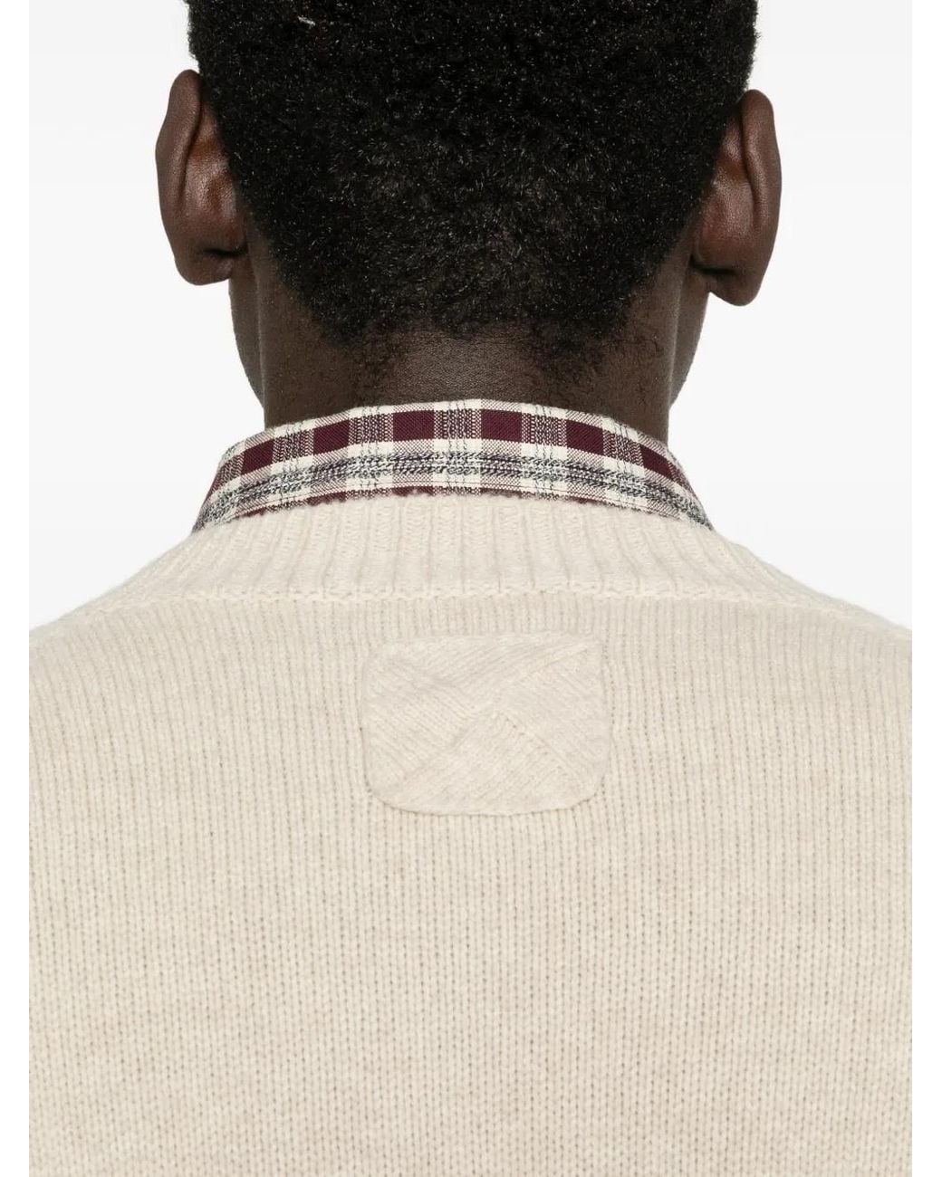 Nanushka Natural Crew-Neck Sweater