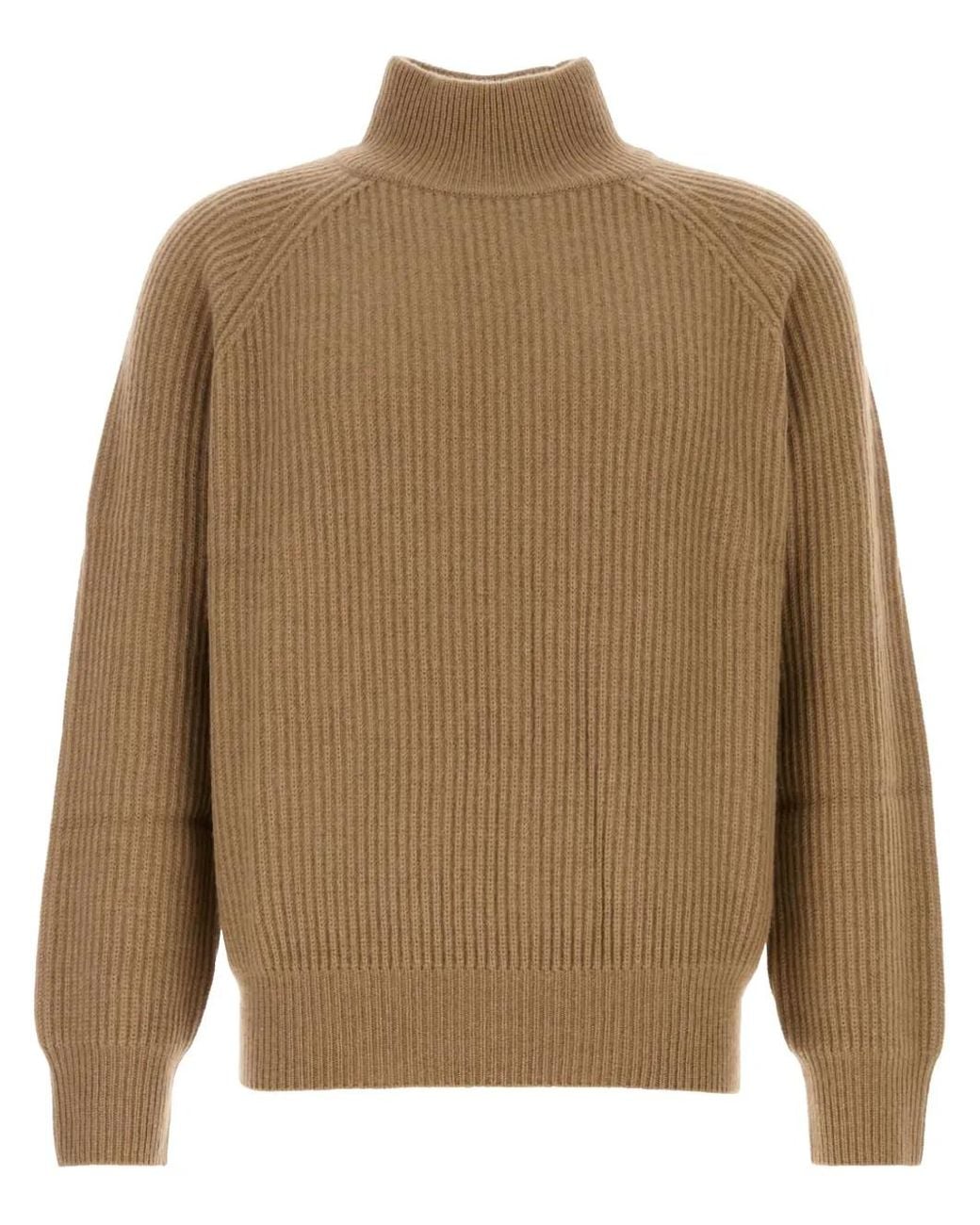 LeKasha Brown Cashmere Sweater for men