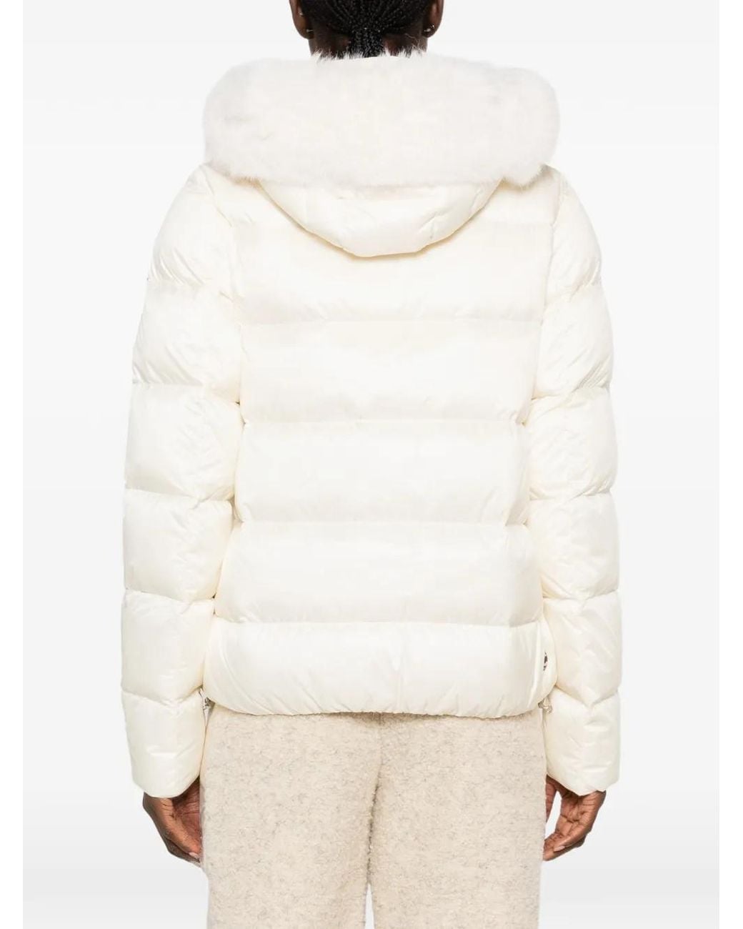 Colmar White Logo-Patch Padded Jacket