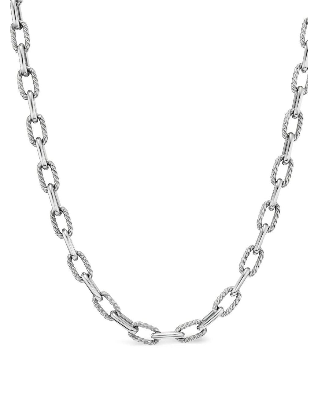 David Yurman Metallic Sterling Dy Madison Necklace (6Mm) for men
