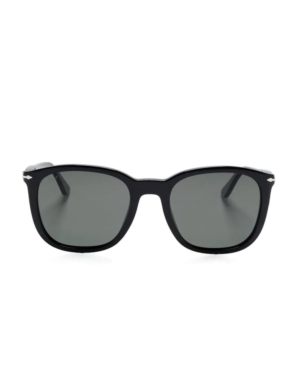 Persol Black Square-Frame Sunglasses