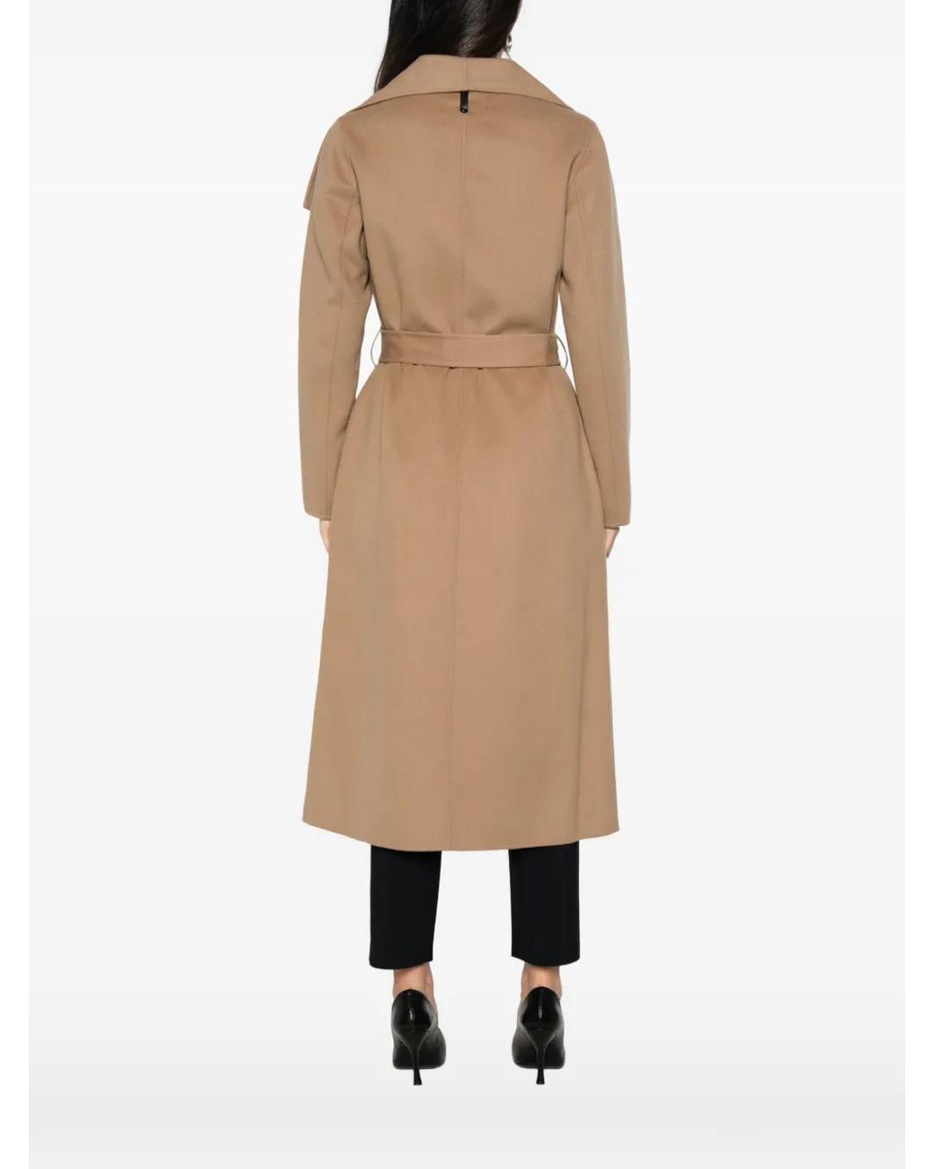 Mackage Natural Mai Belted Wool Coat