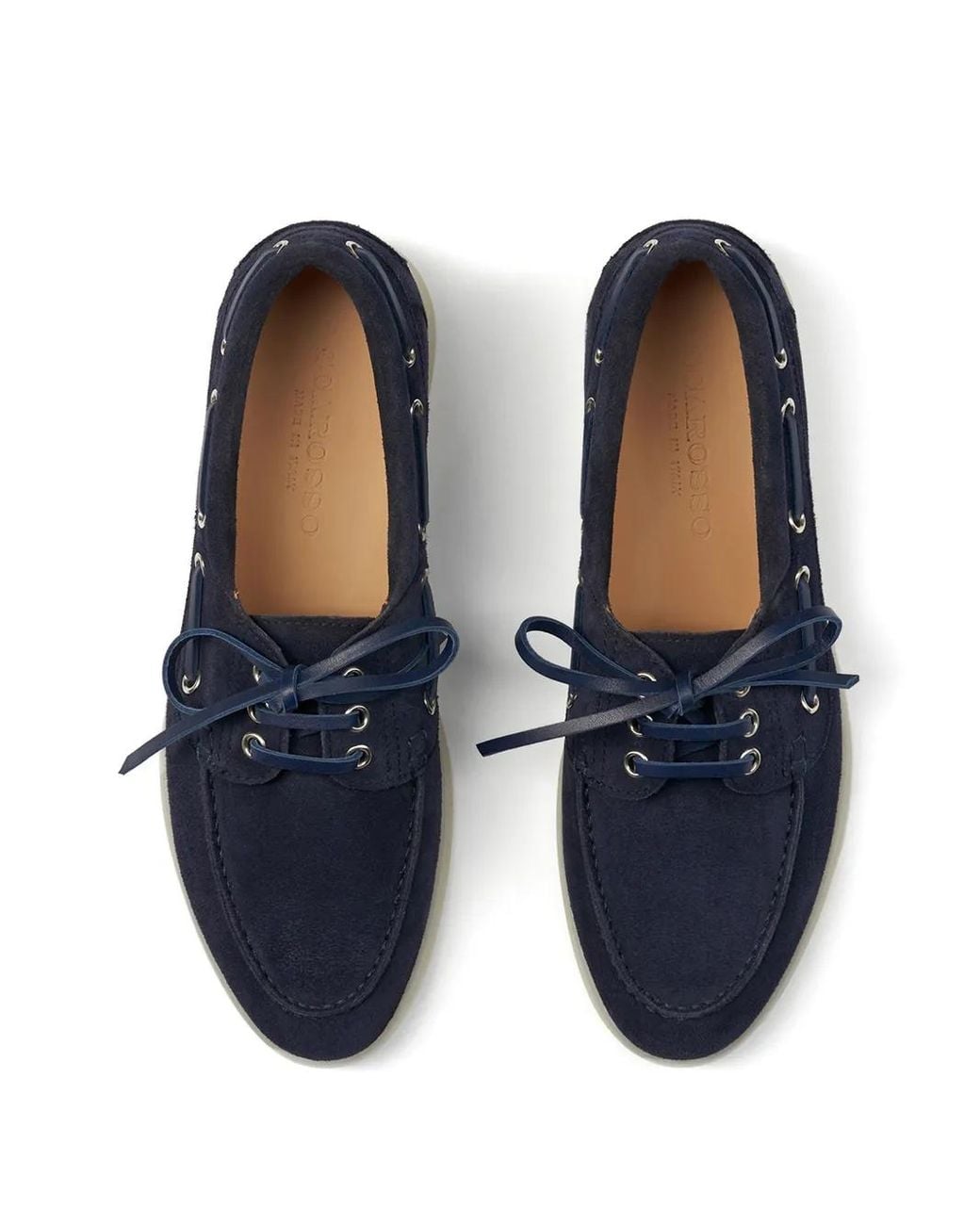 Scarosso Blue Lia Boat Shoes
