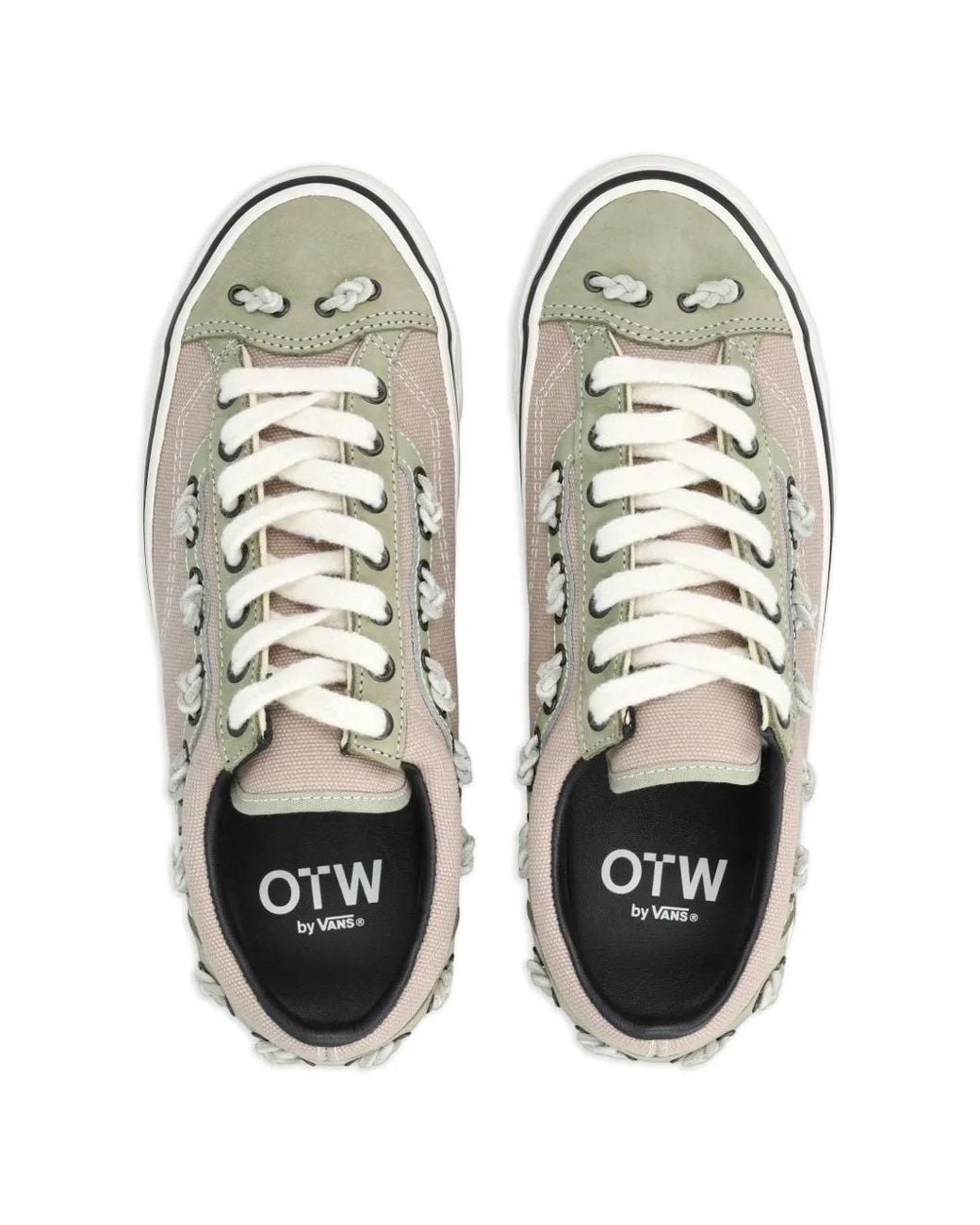 Vans White Old Skool 36 Knot Lace-Up Sneakers
