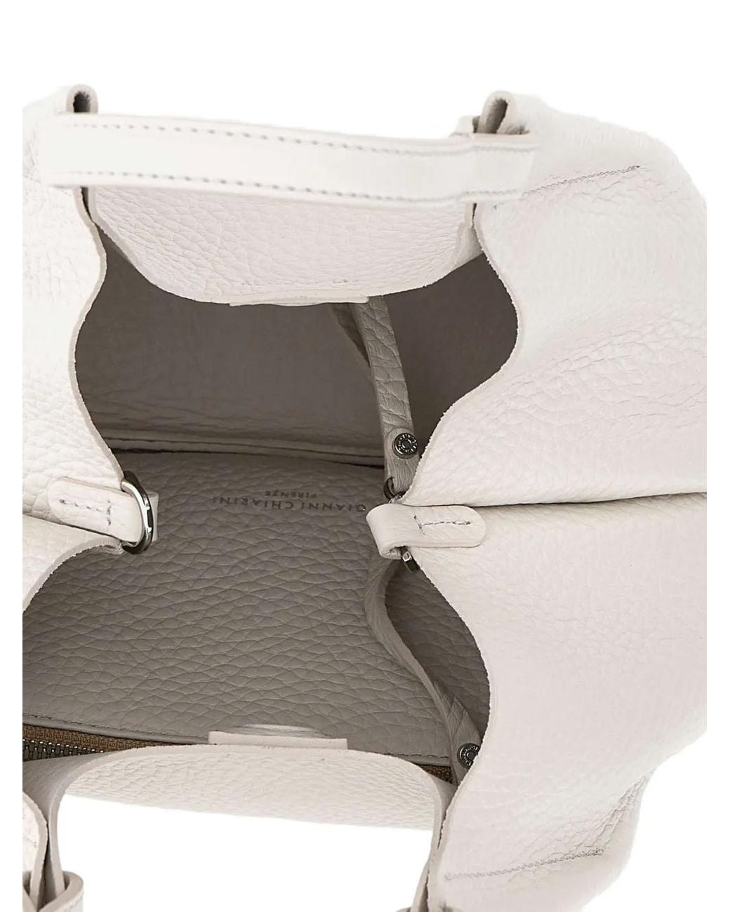 Gianni Chiarini Natural Dua Leather Tote Bag