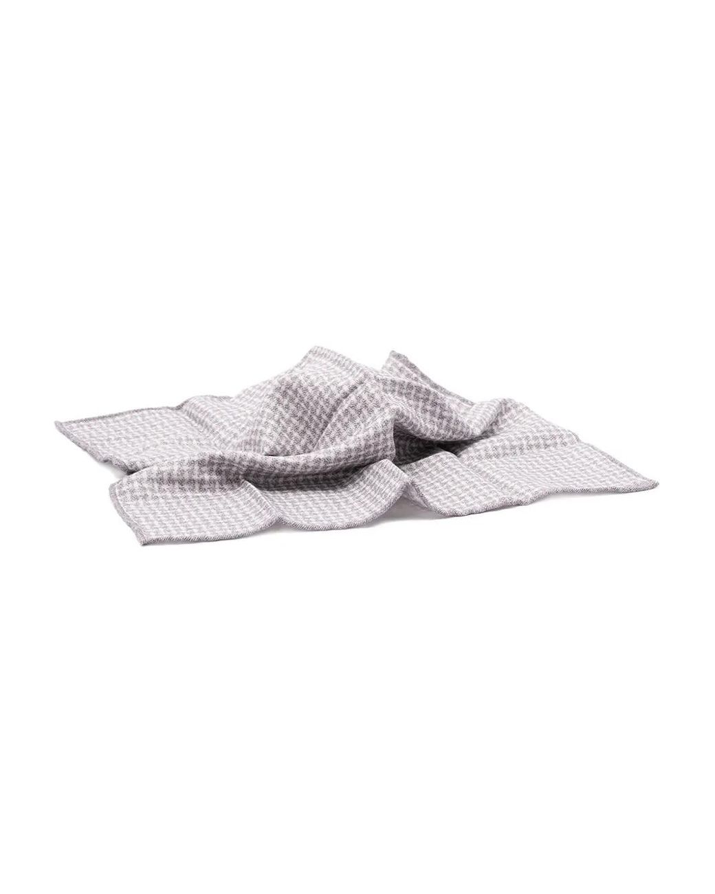 Foulard En Soie À Motif Brunello Cucinelli pour homme en coloris White