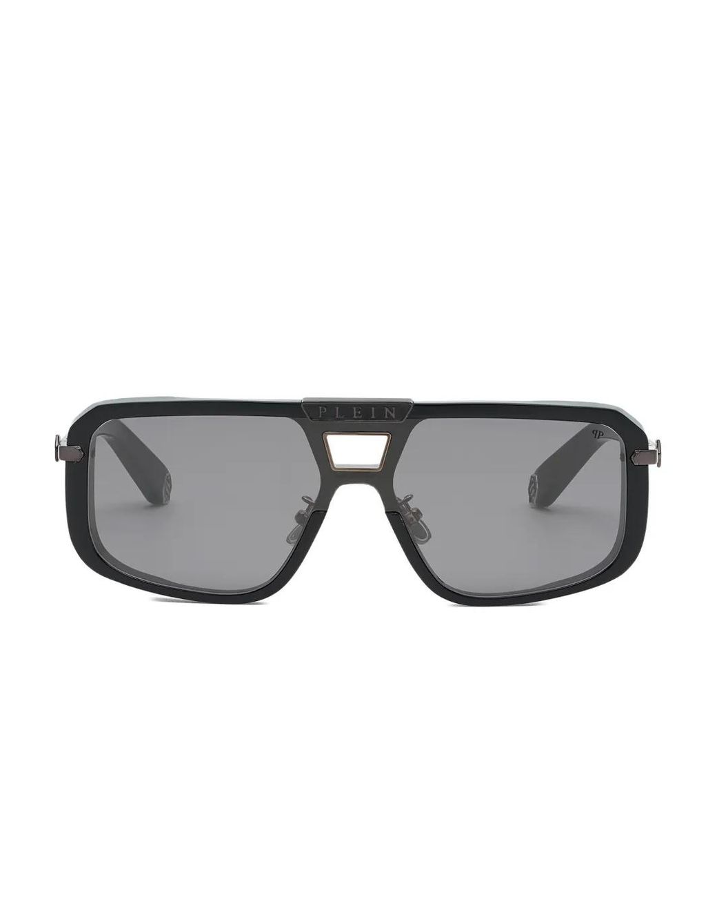 Philipp Plein Gray Oversized-Frame Sunglasses for men