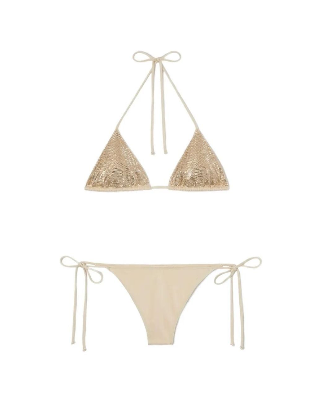 Mc2 Saint Barth White Bikini Maleah Triangle