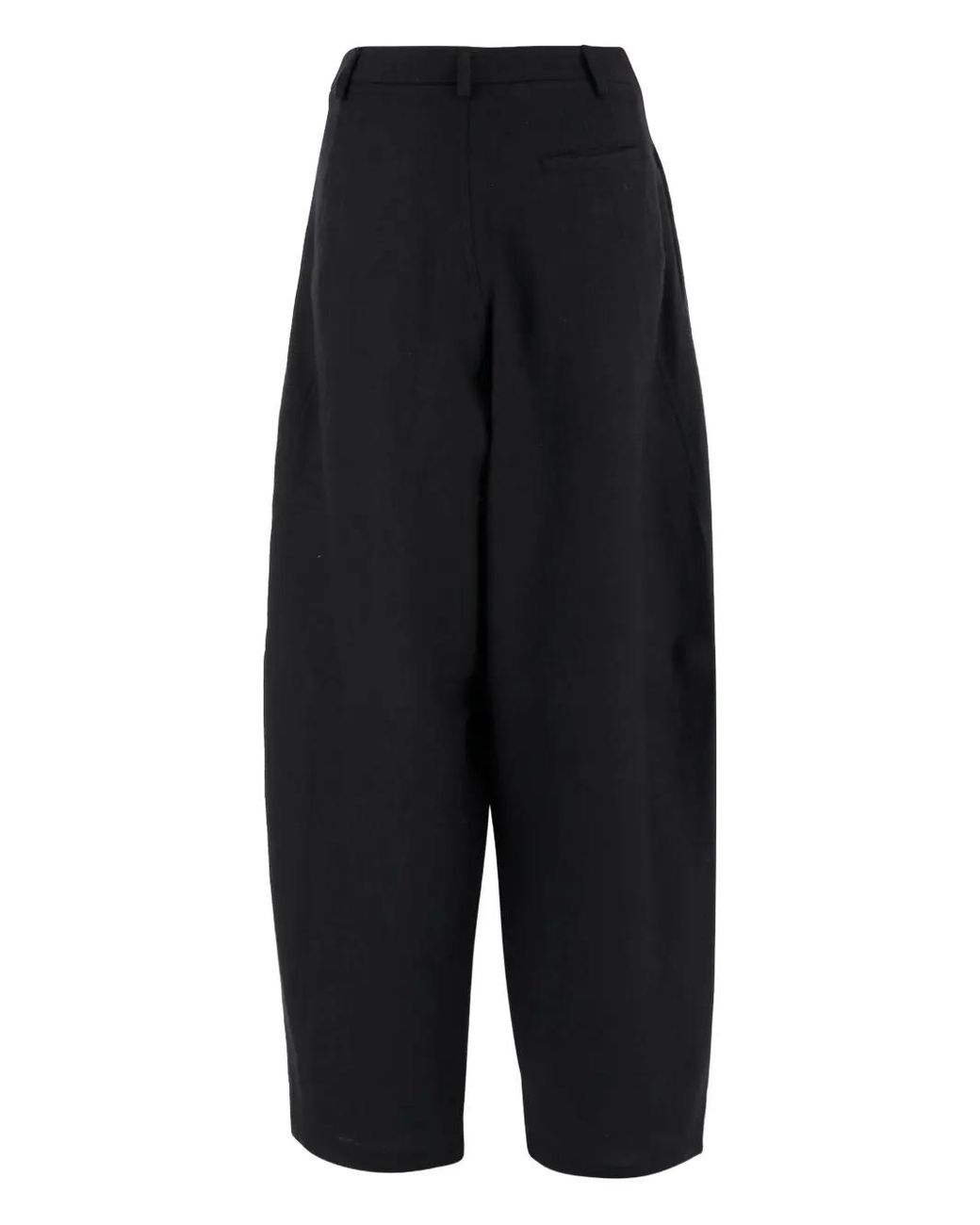 DARKPARK Black Pleated Straight Trousers